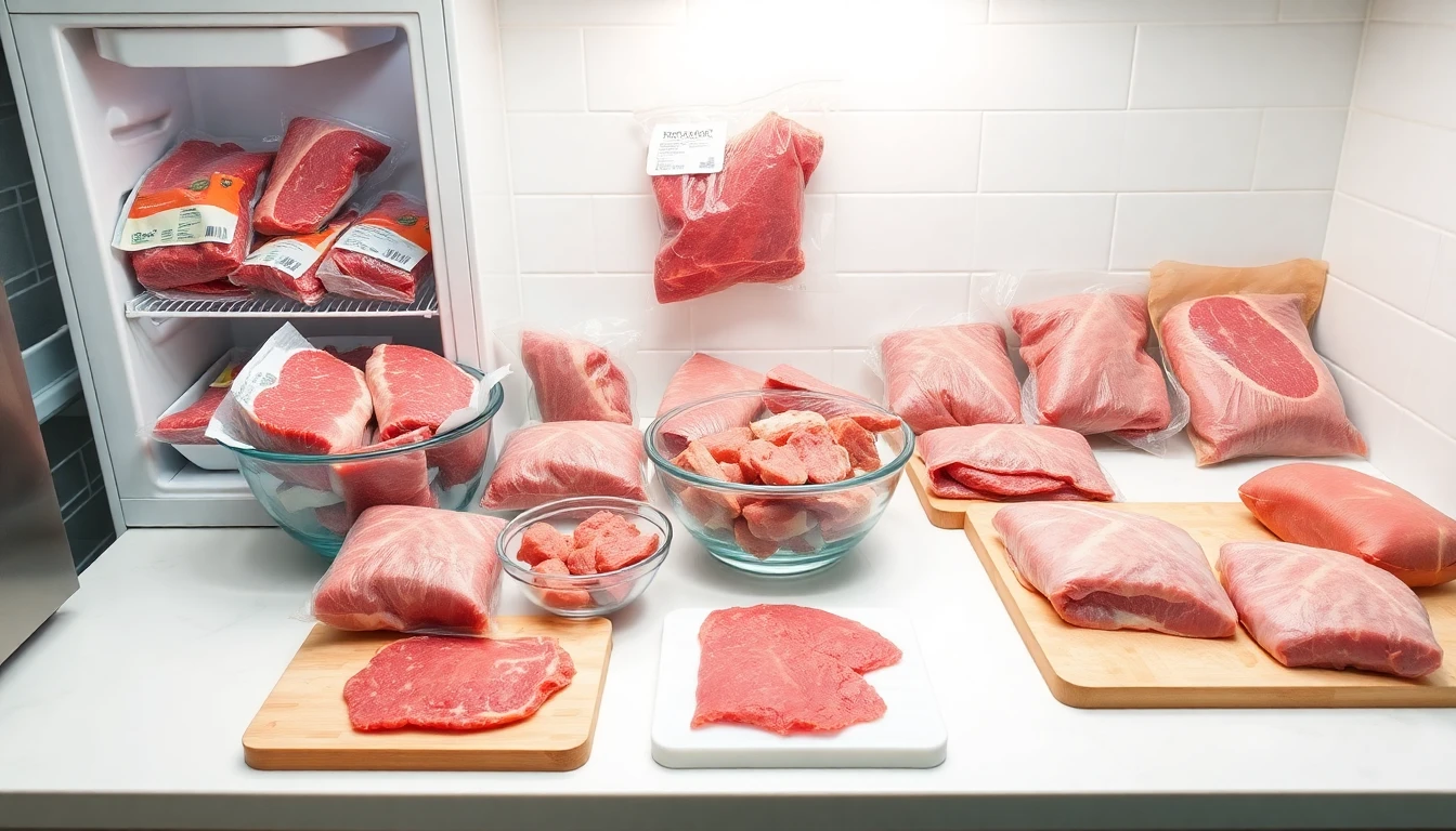냉동 육류 완벽 해동법과 안전한 보관 기간 가이드