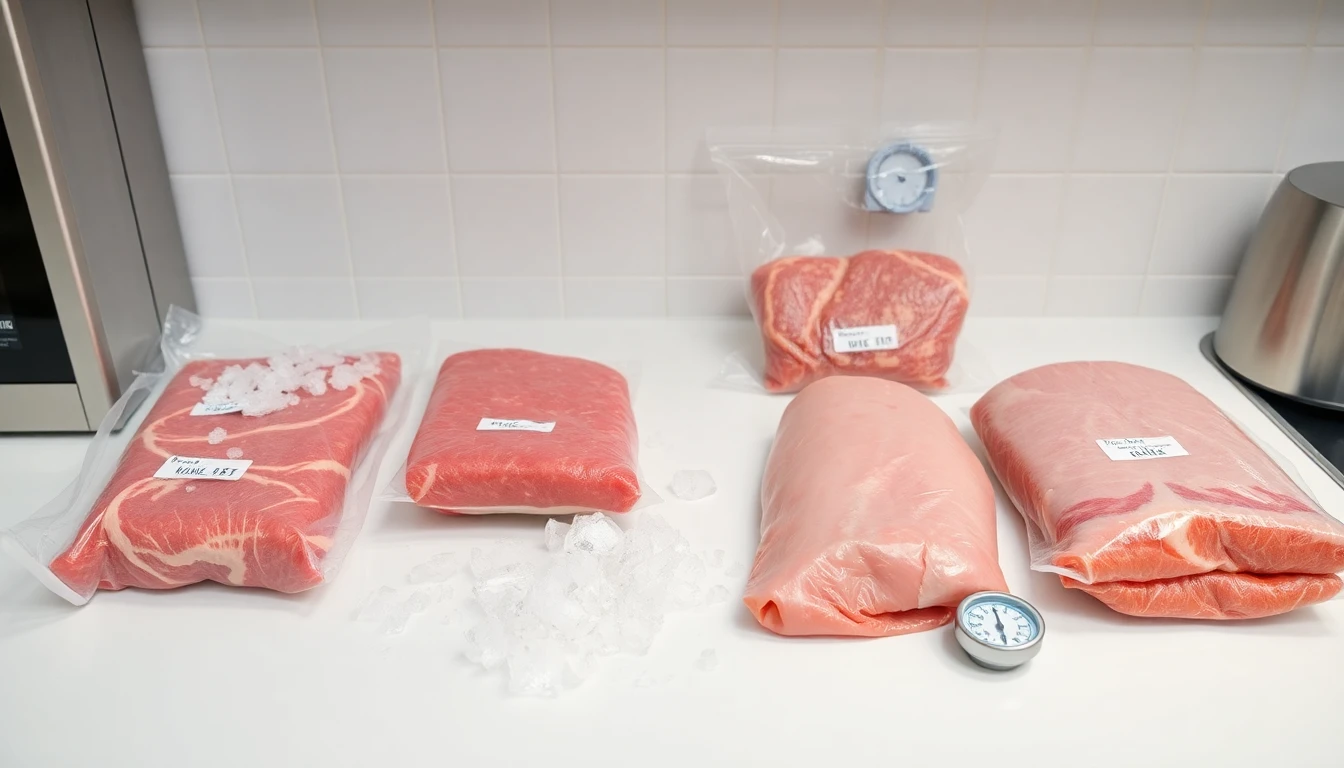 냉동 육류 해동의 모든 것: 안전하고 맛있게 보관하는 완벽 가이드