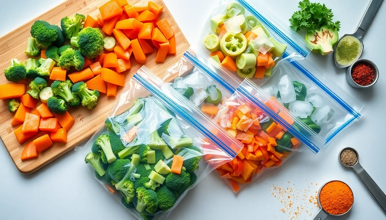 냉동보관 가능한 채소 손질법과 양념 조합 팁 – 2025년 최신 가이드