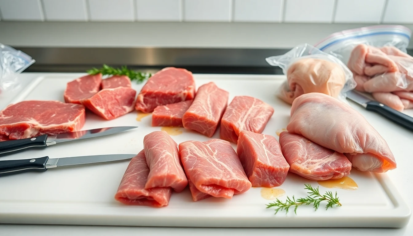 냉동실에 오래 보관할 수 있는 육류 손질법과 양념 재료 준비하는 방법