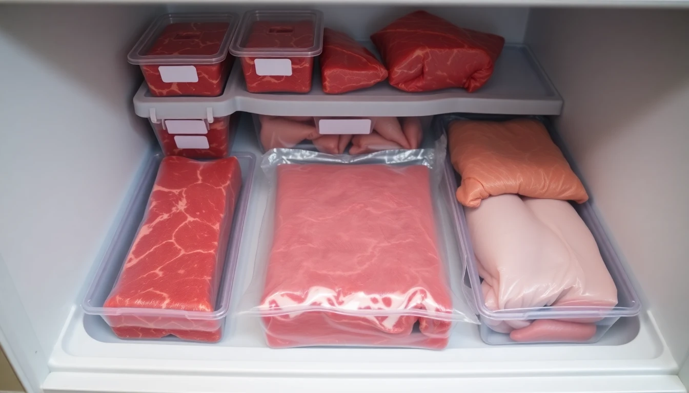 집에서 육류 냉동보관 완벽 가이드: 신선함을 지키는 냉동법과 해동 후 손질 요령