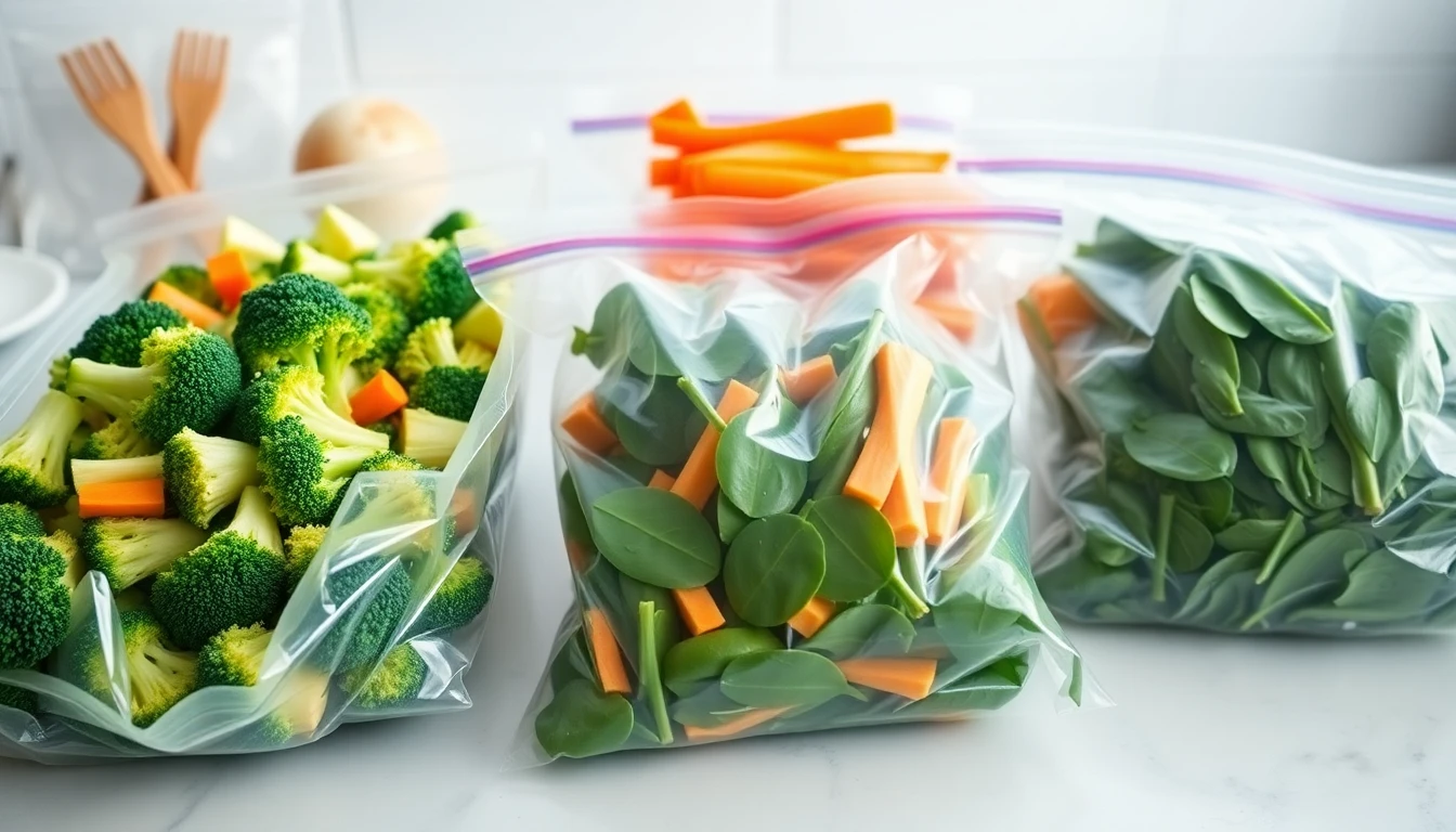 냉동보관 가능한 채소 손질법과 양념 보관 방법