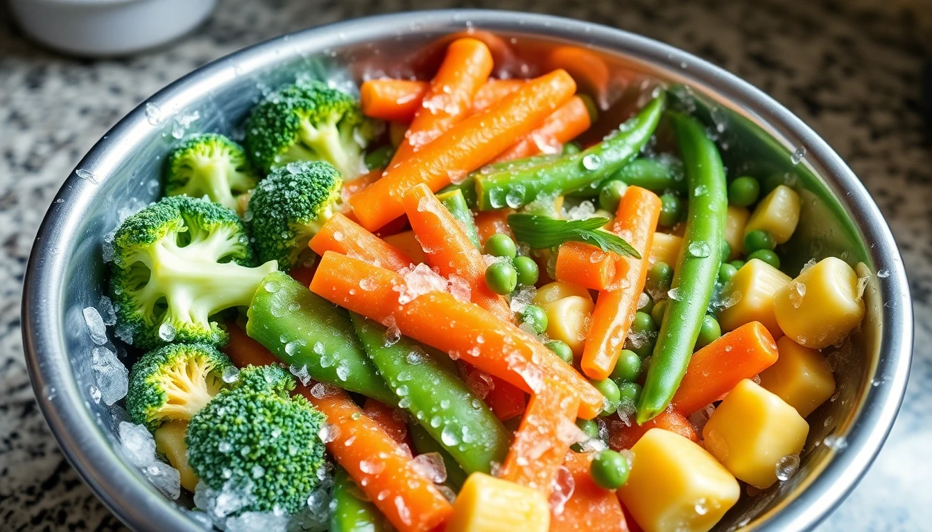 냉동 채소 해동 후 맛있게 요리하는 방법 - 영양소 보존하며 신선한 맛 살리기