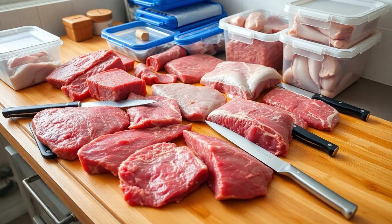 냉동보관 가능한 육류 손질법과 양념 재료 활용 꿀팁
