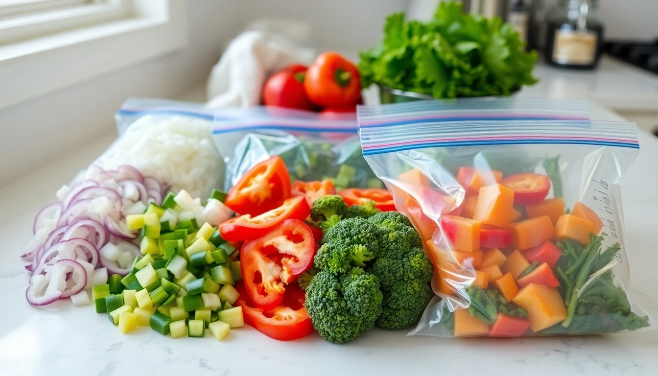 냉동보관 가능한 채소 손질법과 육류 양념 재료 보관 방법