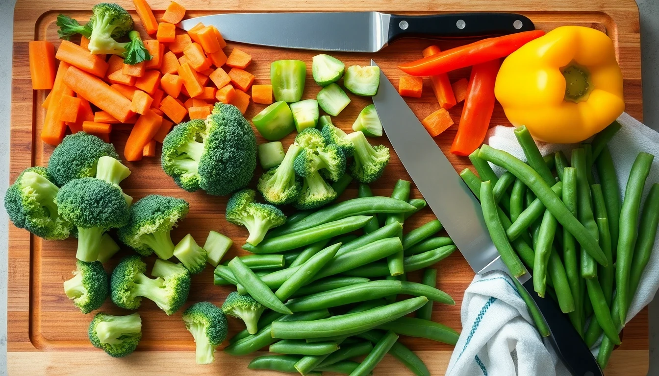 냉동 채소 손실 없이 활용하는 손질법과 보관기간별 요리 레시피