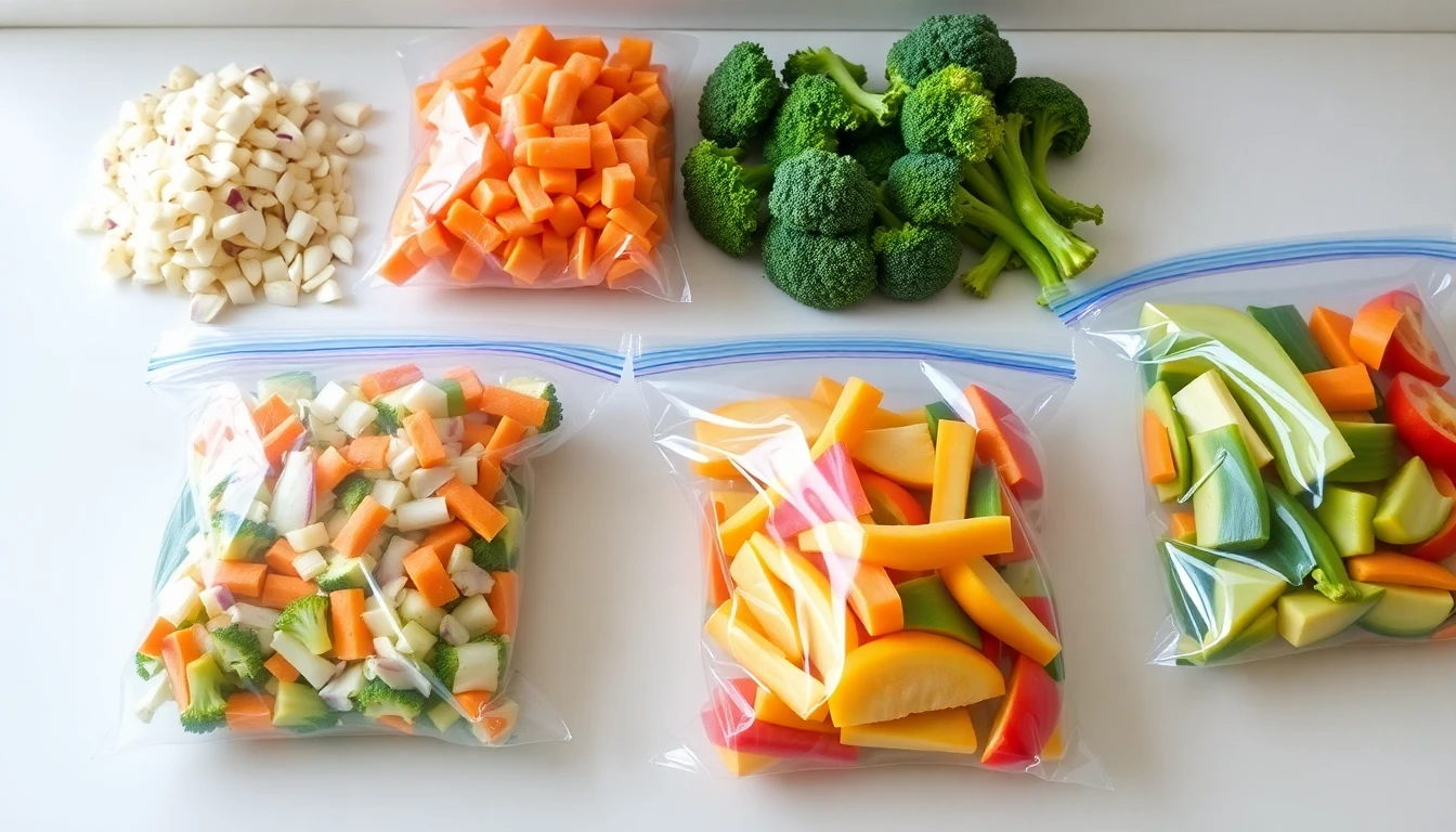 냉동보관 가능한 채소 손질법과 육류 양념 재료 보관 방법