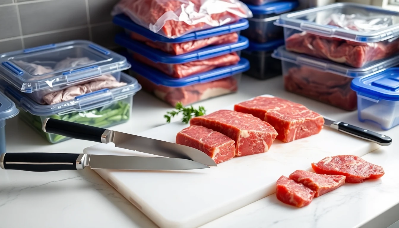 냉동보관에 최적화된 육류 손질법과 양념 재료 보관 완전 가이드