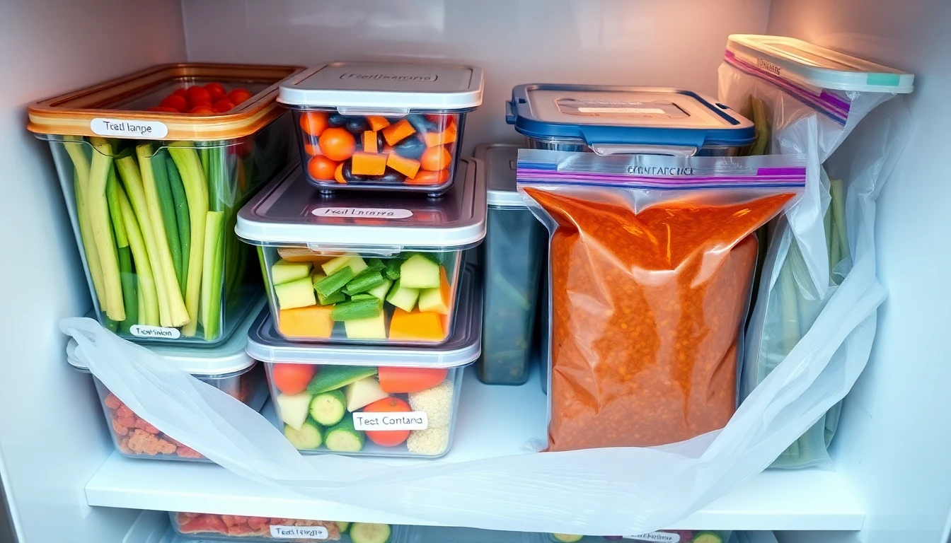 냉동보관 가능한 채소 손질법과 양념 재료 활용법 완벽 가이드