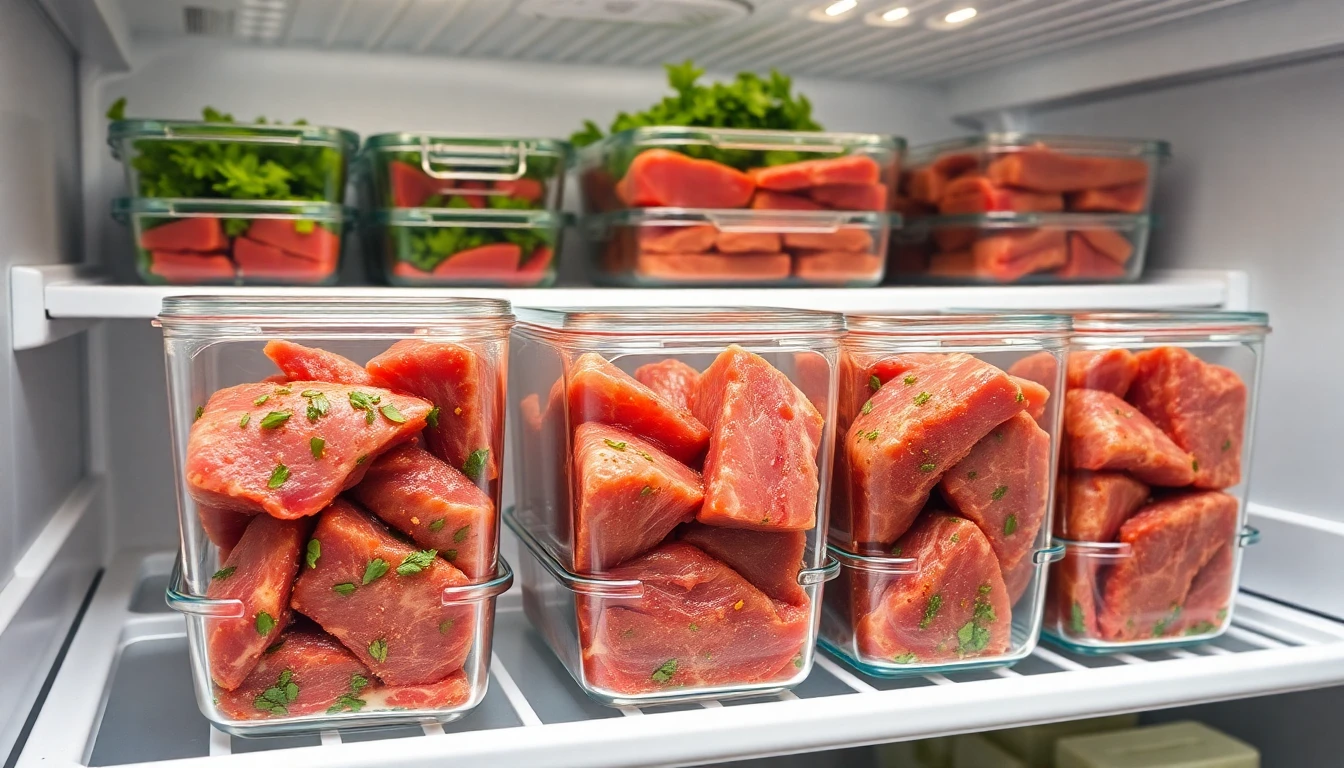 냉동보관 가능한 채소 손질법과 양념 육류 요리재료 준비 방법