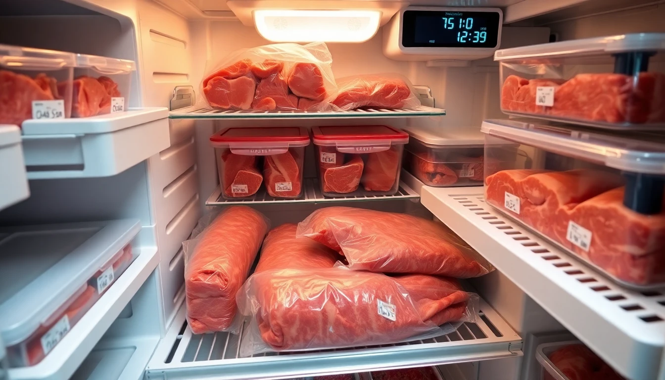 냉동 육류 해동 후 안전한 손질법과 최적 보관기간 가이드
