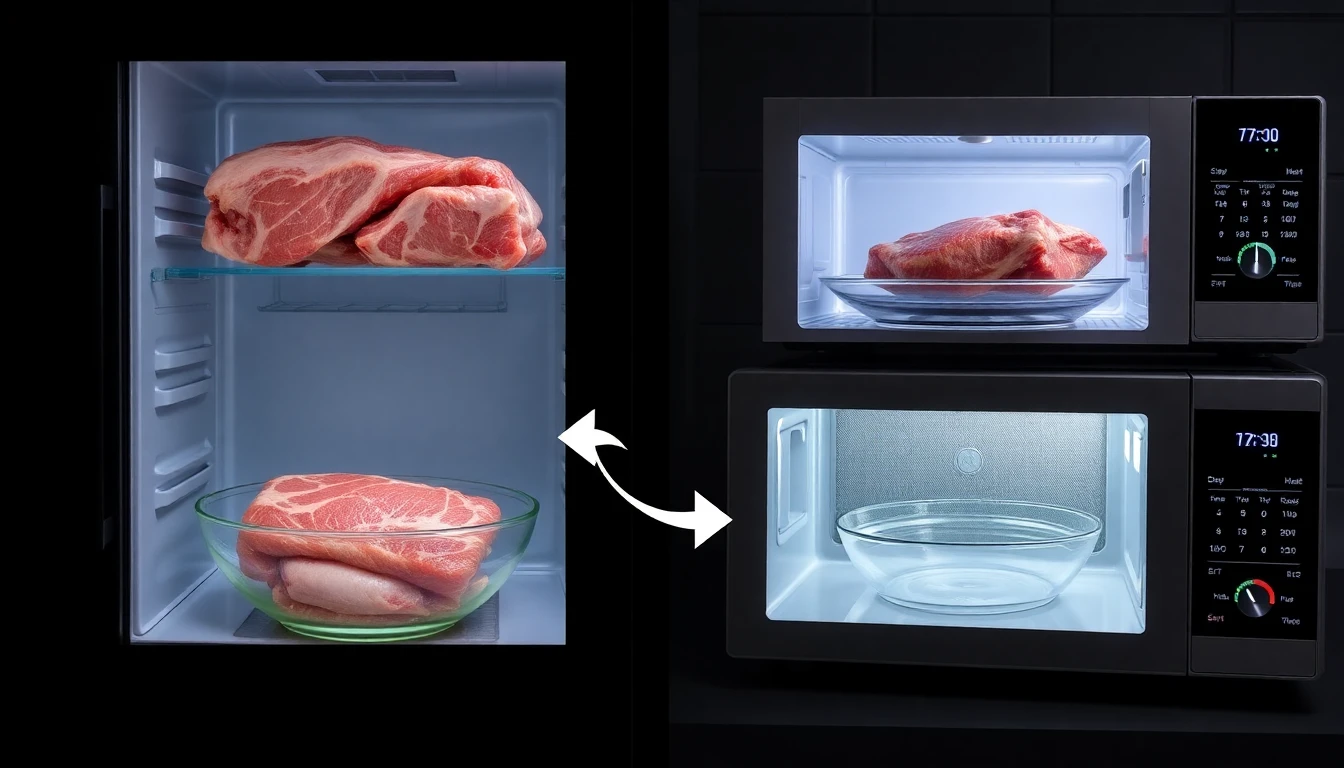 냉동 육류 올바른 해동법과 보관기간 가이드