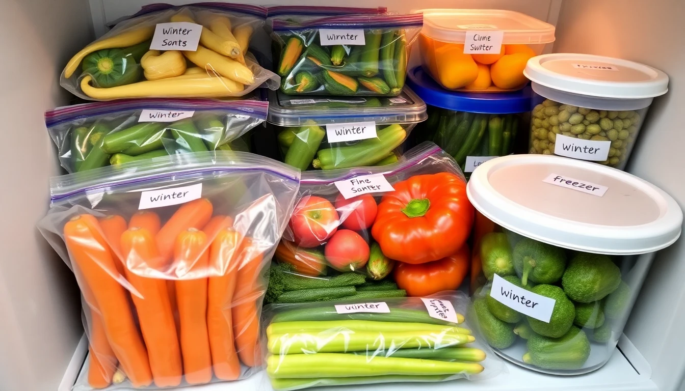 겨울철 채소 손질법과 냉동보관 방법 - 영양소 손실 없이 신선하게 보관하는 실전 가이드