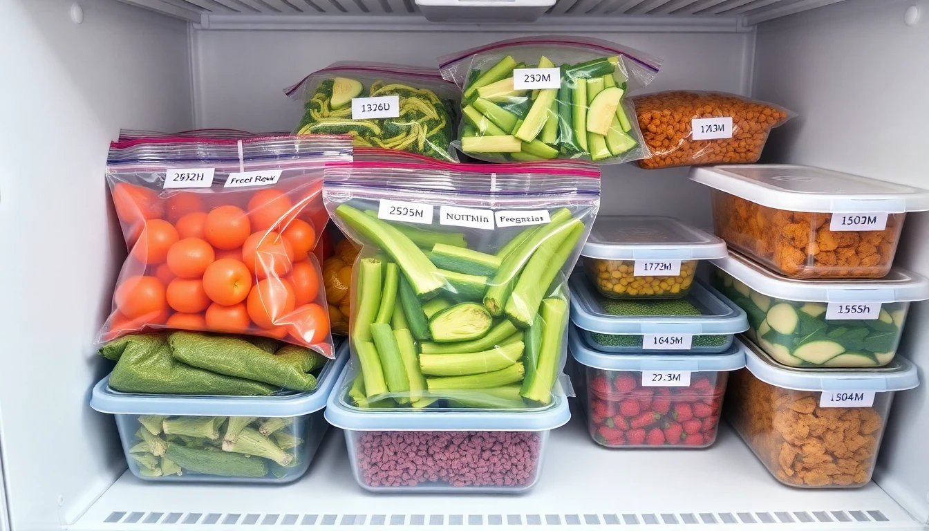 냉동보관 가능한 채소 손질법과 요리재료 보관기간 완전 가이드