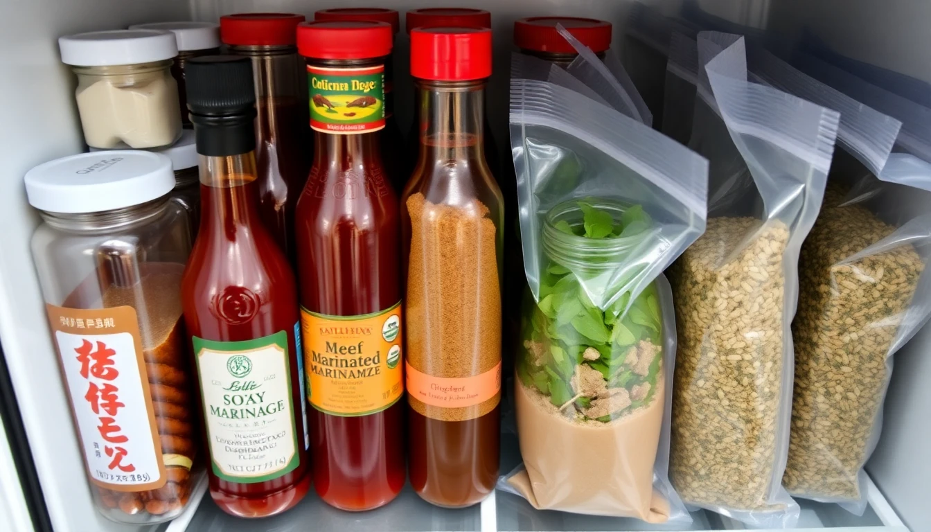 냉동보관 가능한 채소 손질법과 육류 양념 재료 보관 방법