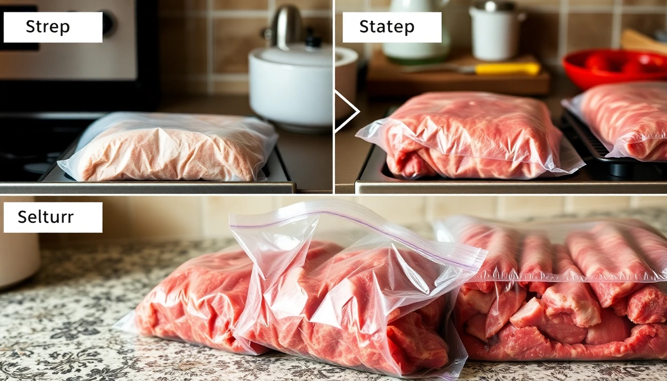 냉동 육류 해동 후 신선도 유지하는 올바른 보관법