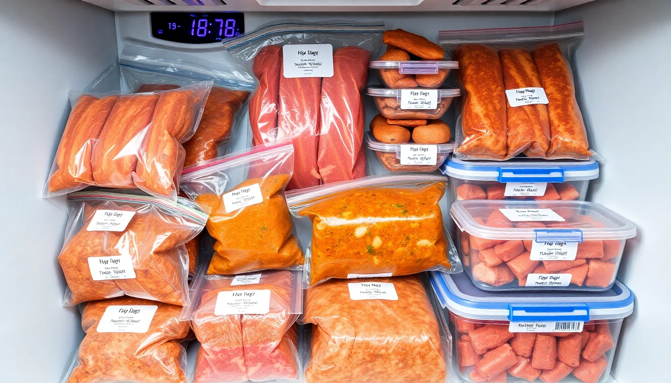 냉동보관 가능한 육류 손질법과 양념 보관 방법 완벽 가이드