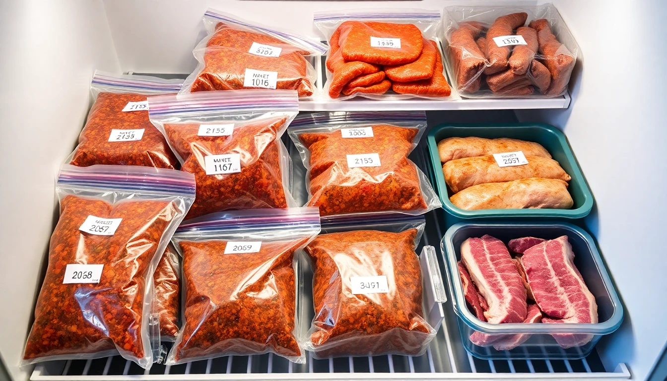 냉동보관 가능한 채소 손질법과 양념 육류 보관 기간 완벽 가이드