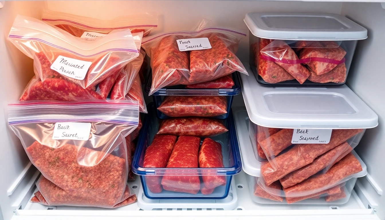 효율적인 식재료 보관법: 냉동 채소 손질법과 양념 육류 보관 기간 완벽 가이드