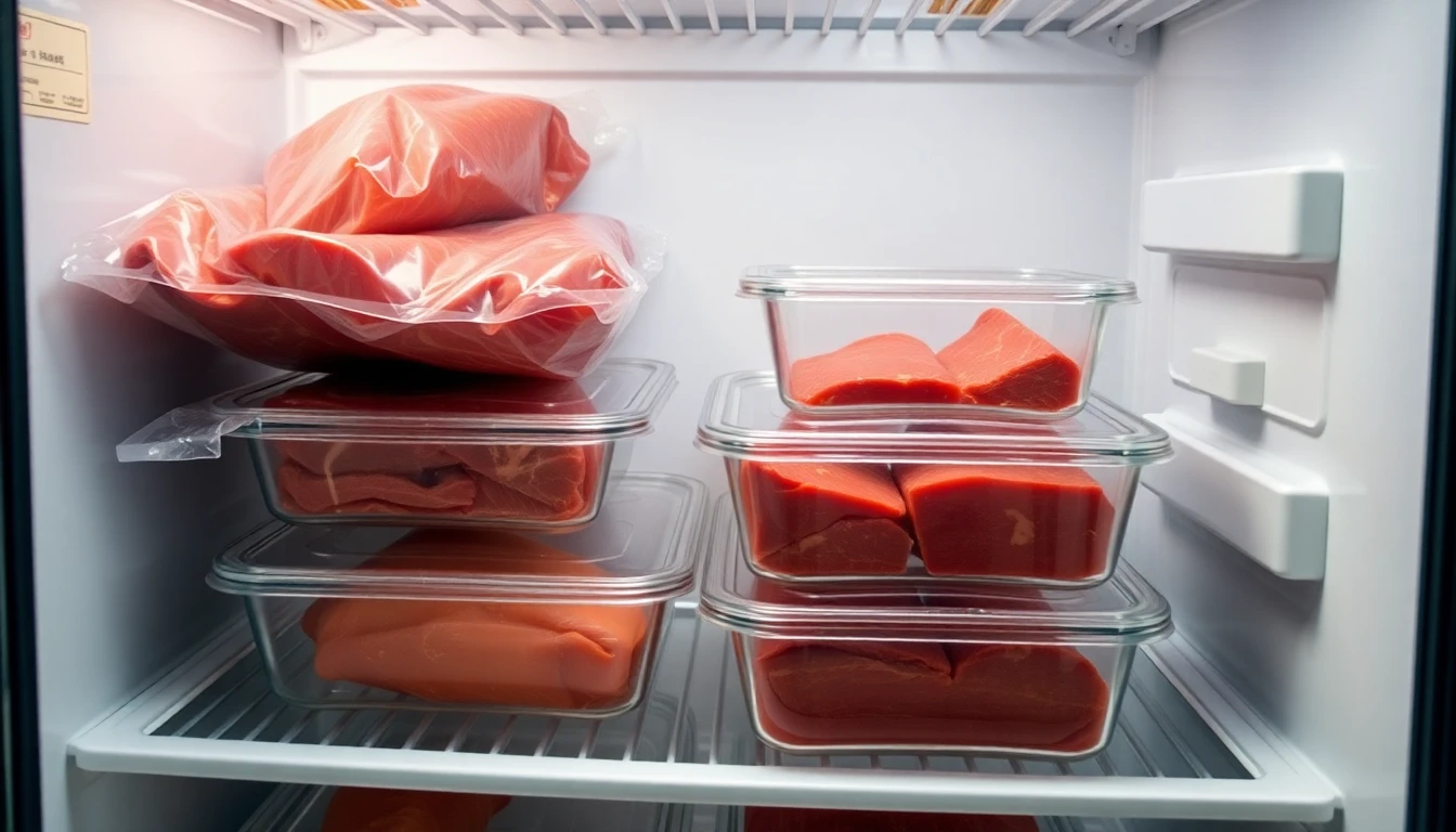 냉동 육류 해동 후 신선하게 보관하는 완벽 가이드