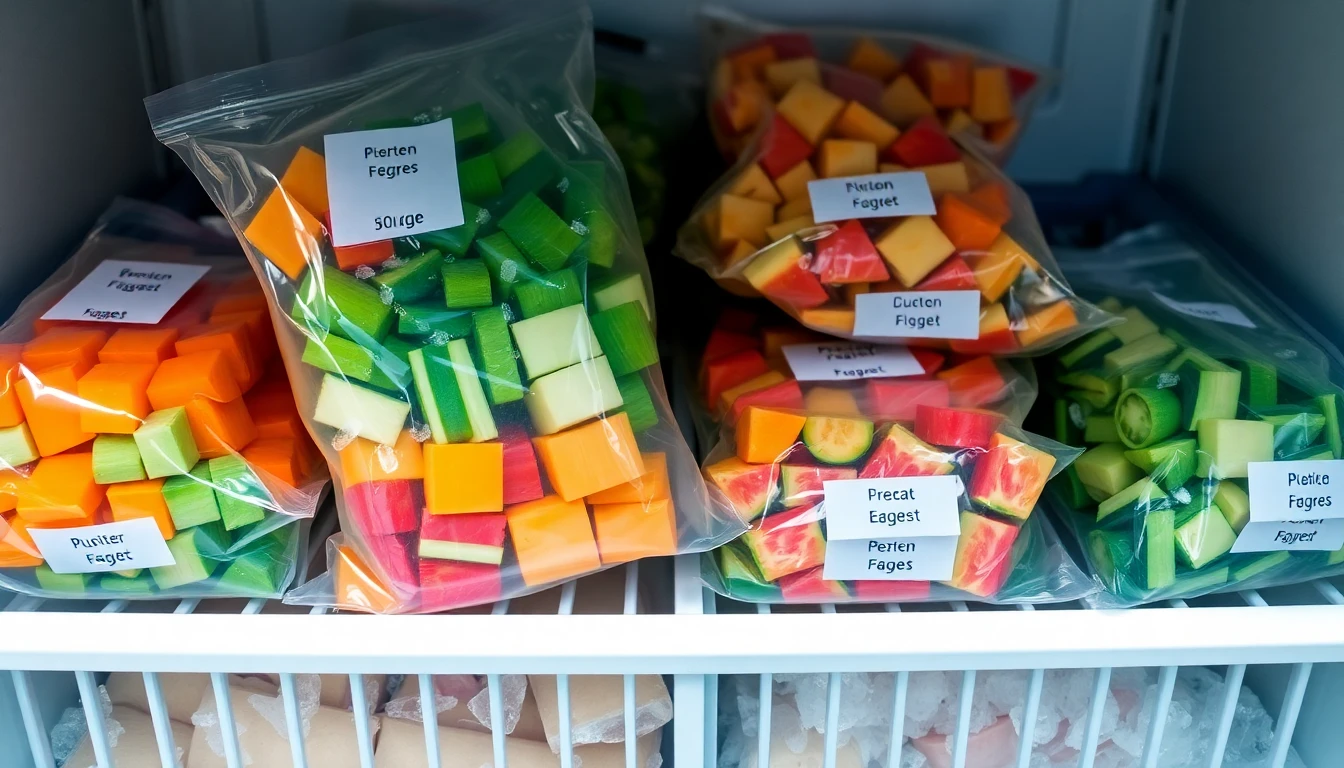 냉동보관 가능한 채소 손질법과 요리재료 활용법 완벽 가이드