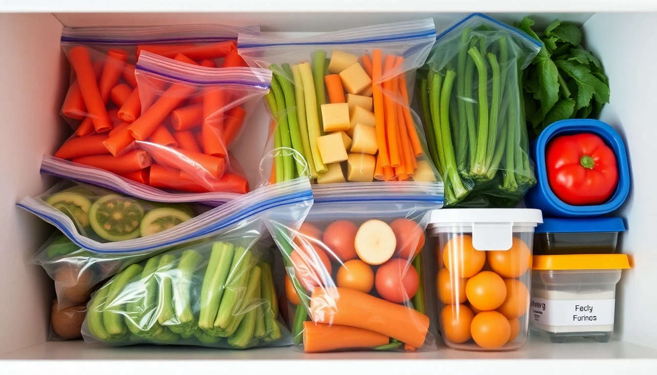 냉동보관 가능한 채소 손질법과 요리재료 준비방법