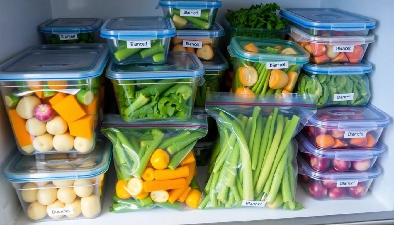 겨울철 냉동보관 가능한 채소 손질법과 양념 활용법 완벽 가이드