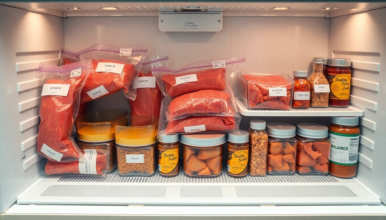 냉동보관에 최적화된 육류 손질법과 양념 재료 보관 완전 가이드