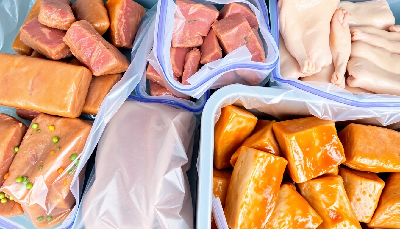 냉동보관 가능한 채소 손질법과 양념 육류 요리재료 준비 방법