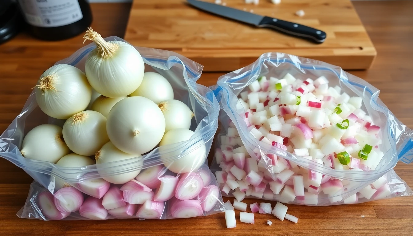 양파 냉동보관 기간과 올바른 방법 완벽 가이드