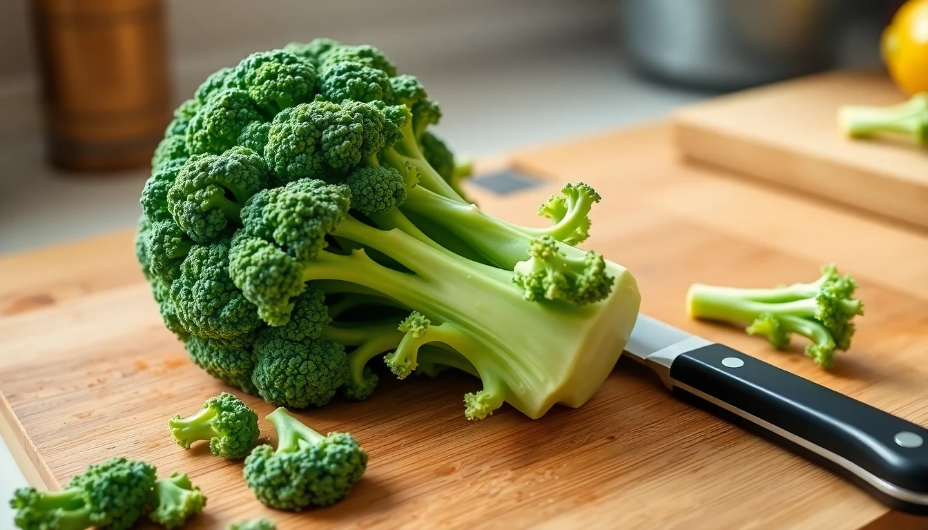 브로콜리 줄기 버리지 말고 맛있게 활용하는 법