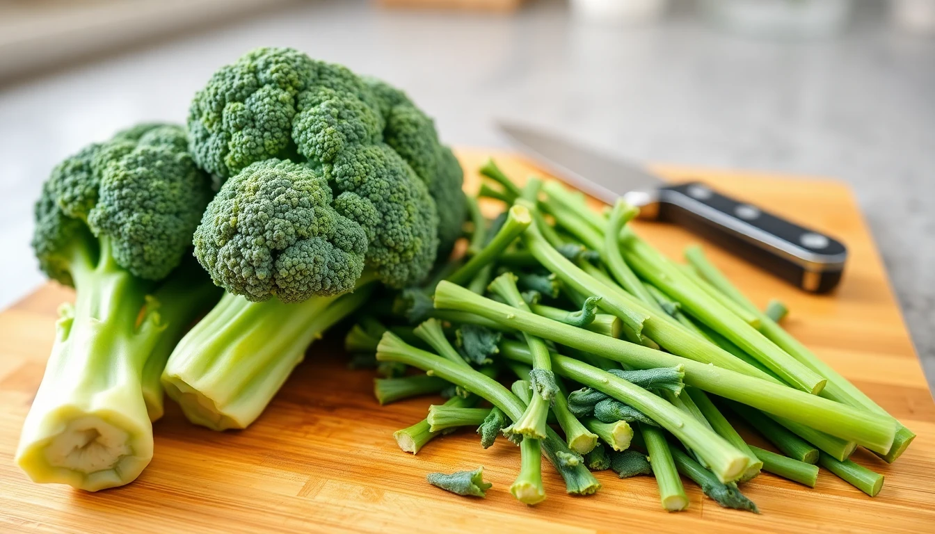 브로콜리 줄기 활용법 완벽 가이드