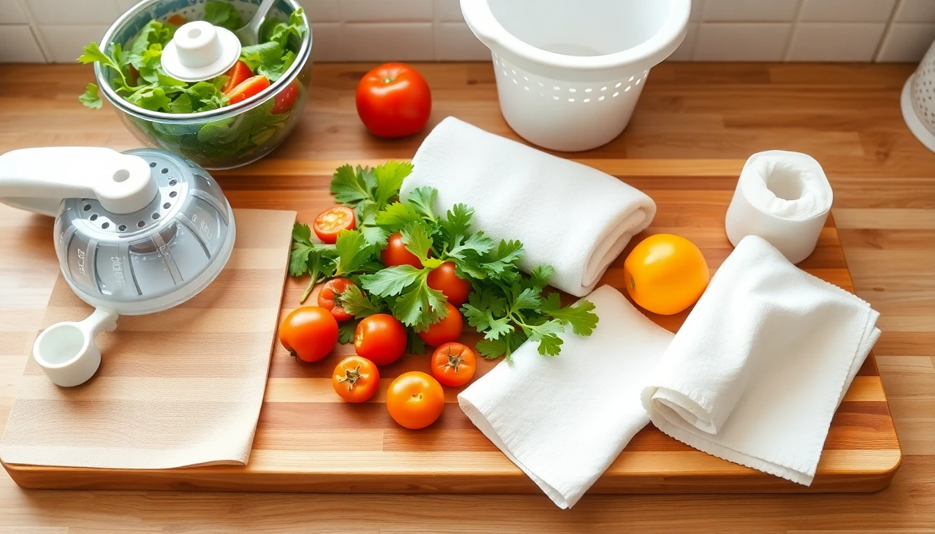 식재료 세척 후 보관법, 물기 제거 도구 완벽 가이드