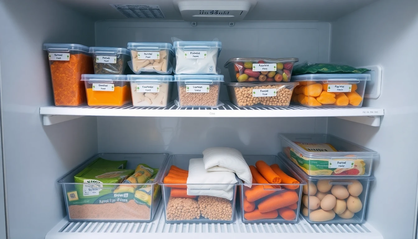 식재료 구매 후 분류 정렬과 냉동실 보관법