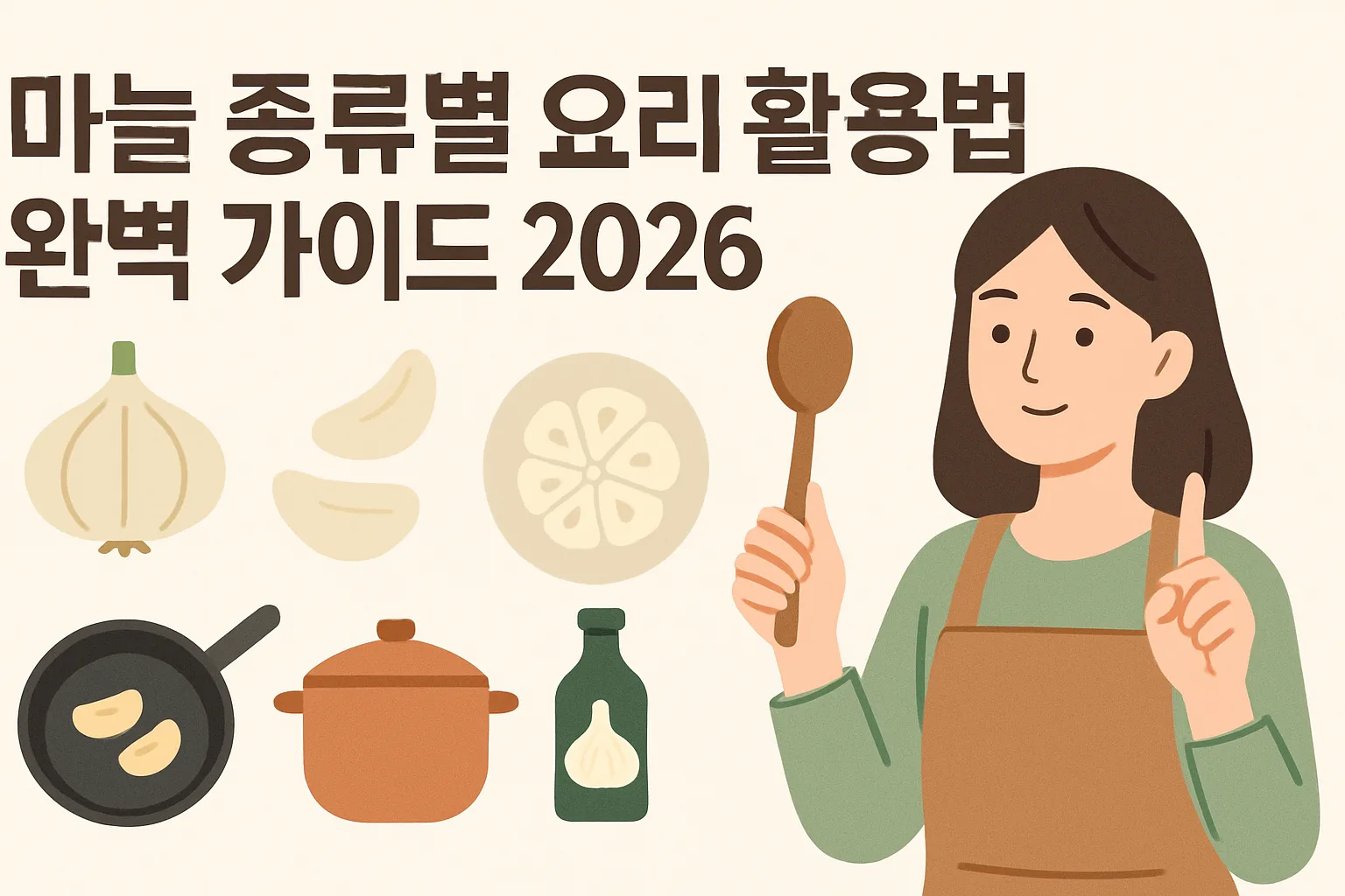 마늘 종류별 요리 활용법 완벽 가이드 2026
