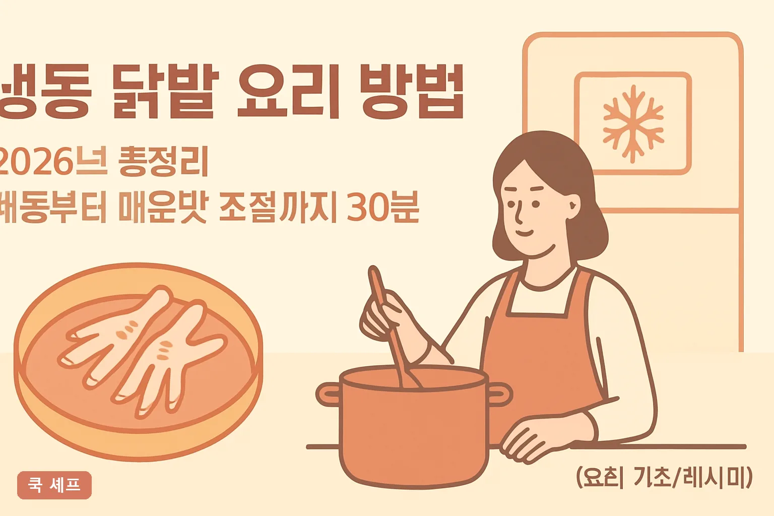 냉동 닭발 요리 방법 2026년 총정리 해동부터 매운맛 조절까지 30분 완성 레시피